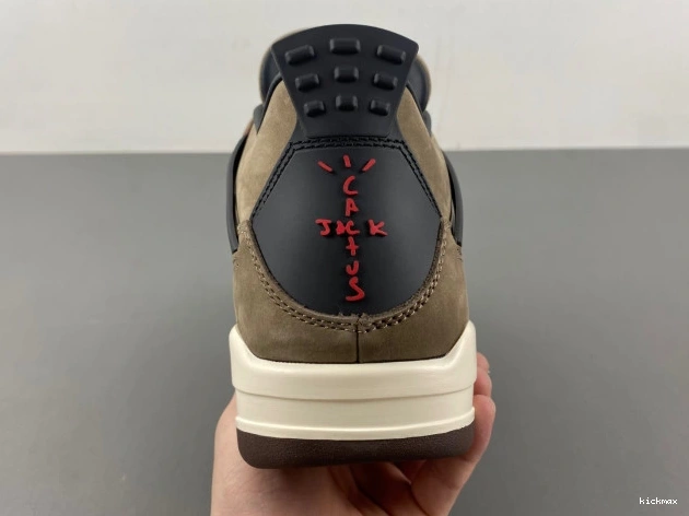 Cheap Brown Jordan x 4 TS Travis Air Retro AJ4-882335 Scott 0701
